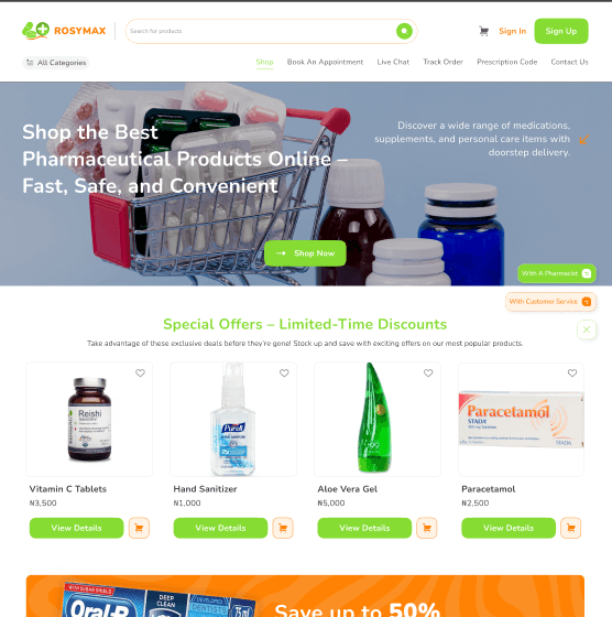 Rosymax Pharmacy